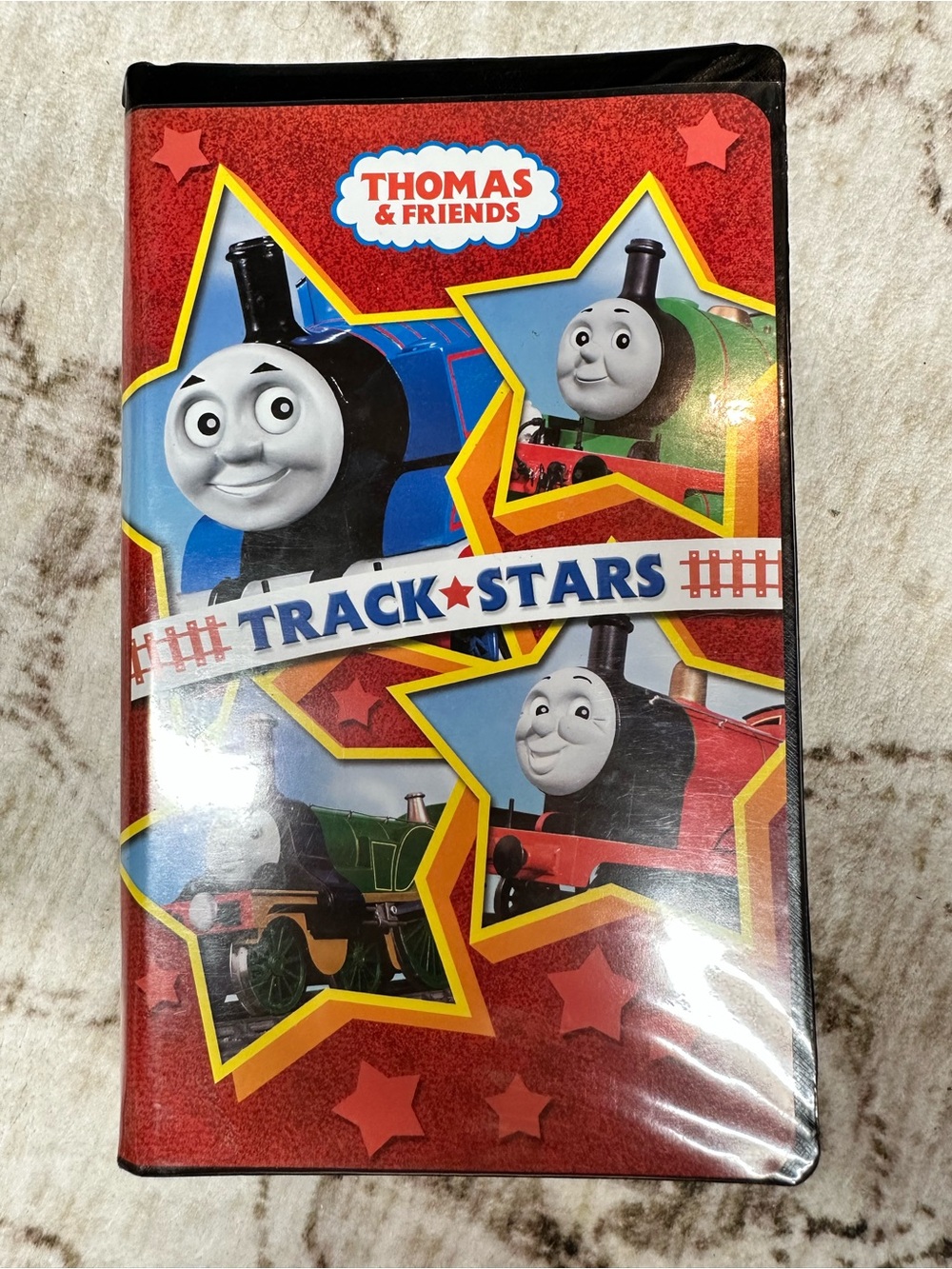 Thomas & Friends Track Stars RARE VHS 2006 with Black Clamshell